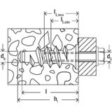 Fischer Turbo cellenbetonanker 10x50mm FTP K 4 nylon (Per 4 stuks)