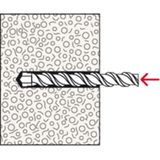 Fischer Turbo cellenbetonanker 10x50mm FTP K 4 nylon (Per 4 stuks)