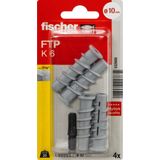 Fischer DHZ FTP K6K gasbetonpluggen (4x) 41692