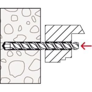 Fischer 532913 FFSZ Kozijnschroef met cilindrische kop TX30 - 7,5 x 122mm (100st)
