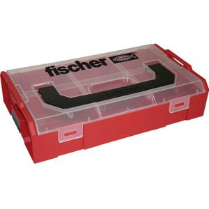 Fischer - FIXtainer - Gereedschapskoffer - Rood - Kunststof - Stapelbaar