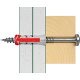 Fischer - Duopower - Plug - Kunststof - Lengte 50mm - Boorgatdiameter 10mm