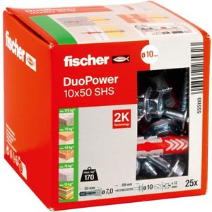 Fischer DUOPOWER 10X50 S 25 St - 555110