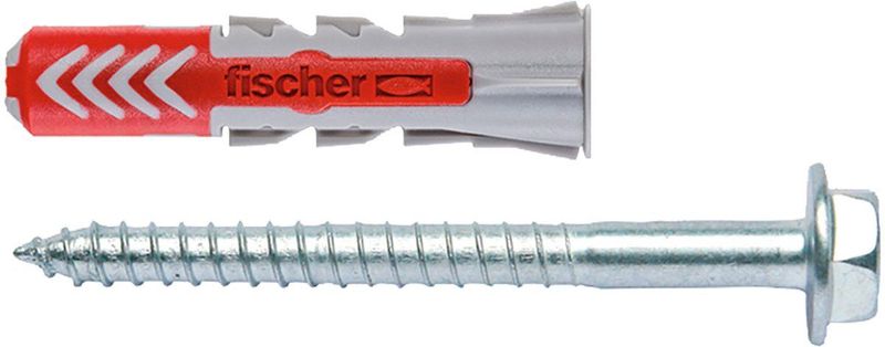 Fischer - Duopower - Plug - Kunststof - Lengte 50mm - Boorgatdiameter 10mm