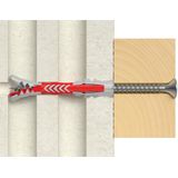 Wandpluggen en schroeven Fischer duopower Wandpluggen en schroeven 12 Stuks (6 x 30 mm)