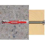 Wandpluggen en schroeven Fischer duopower Wandpluggen en schroeven 12 Stuks (6 x 30 mm)