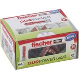 Universele plug | Fischer DuoPower | 100 stuks (6x30)