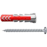 Fischer DuoPower Pluggen 5x25 met Bolkopschroef - Universele Pluggen