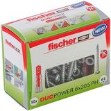 Plug - DUOPOWER - Universeel - Grijs - Nylon