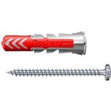 Plug - DUOPOWER - Universeel - Grijs - Nylon