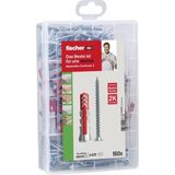 Fischer MeisterBox Schroeven en Pluggen set - 160-Delig