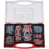 fischer Red-Box DuoPower universele pluggen met schroef - in handige box - 140 stuks