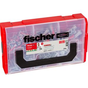 Fischer Assortimentsdoos - Fixtainer Pluggen en Schroeven set - Universeelpluggen DuoPower