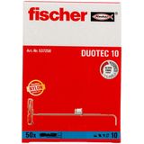 fischer 537258 DUOTEC 10 Hollewandplug - 10 x 50mm (50st)