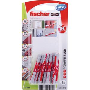 Fischer Plug Duopower - 6x50mm (Per 8 stuks)