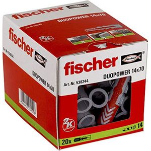 Fischer Duopower pluggen 14x70mm (20 Stuks)
