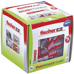 Fischer DUOPOWER 12x60 LD 2-componenten plug 60 mm 12 mm 538253 25 stuk(s)