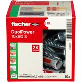 Fischer DUOPOWER 10 x 80 S - Kunststof Pluggen - 20 Stuks