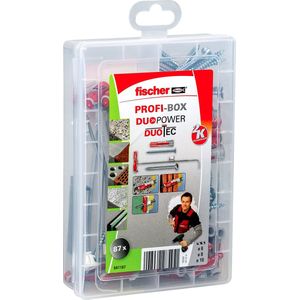 Fischer Nylon Plug Profi-box Duopower En Duotec + Schroef 87st.