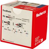 Fischer DuoBlade - Zelfborende Gipsplaatplug - Hollewandplug Voor In Gipsplaat - 40 Stuks