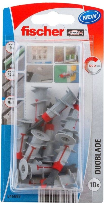 Fischer DuoBlade K NV Gipsplaatplug 44 mm 545683 1 set(s)