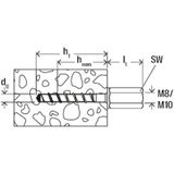 fischer FBS II 6x35 M8/M10 I Betonschroef Binnendraad SW13 (100st)