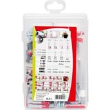 fischer Profi-Box - DouTec DuoPower DuoBlade 2K 548861 Dübel- und Schrauben-Sortiment, 59 St.