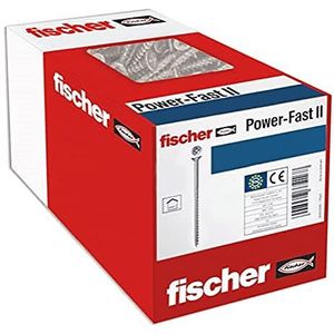 Fischer - Power-Fast II - Spaanplaatschroef - Blauw - Milieuvriendelijk