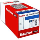 Fischer 670354 Power-Fast II Spaanplaatschroef 5 mm 40 mm T-profiel Staal Galvanisch verzinkt 200 stuk(s)