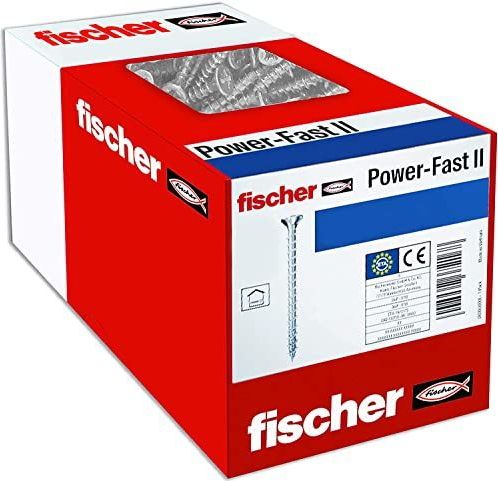 fischer - PowerFast II - Schroef - Witte Zinklaag - Milieuvriendelijk