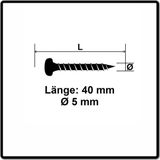 Power-Fast II - Spaanplaatschroef - Blauw - Milieuvriendelijk