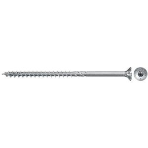 fischer - Houtschroeven PowerFast II 6.0X120 verzonken kop. TX-voetafdruk wit verzinkt. gedeeltelijke schroefdraad/doos van 50 stuks