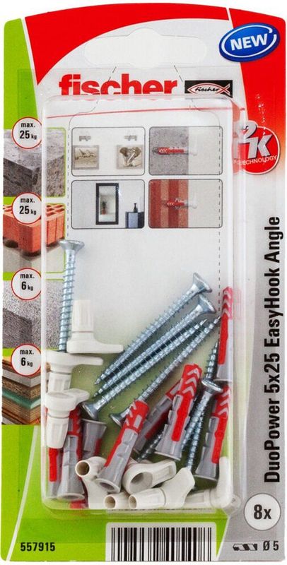 Inbusbouten Fischer 6 x 30 mm 6 Stuks