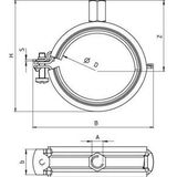 Pijpbeugel - FRS Plus - Verzinkt Staal - Compacte Afmetingen
