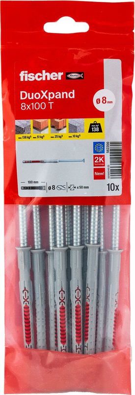 Plug - Nylon - 8 mm - Voor Doorsteekmontage - Universeel Toepasbaar