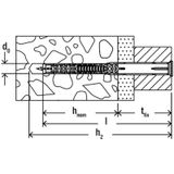 constructieplug DuoXpand 10 x 80 T verzonken