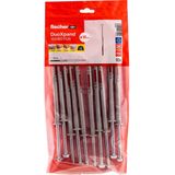 fischer - DuoXpand - Universele Pluggen - 10 x 160 mm - 10 Stuks - Voor Poreuze Bouwmaterialen