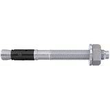 fischer 564599 Boutenanker Plus 16/200 gvz, zware anker met hoog draagvermogen, ankerbouten voor bevestigingen zware lasten en staalconstructies, seismik-& ETA-goedkeuring FAZ II, zilver