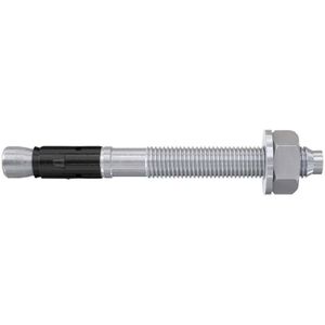 fischer 564599 Boutenanker Plus 16/200 gvz, zware anker met hoog draagvermogen, ankerbouten voor bevestigingen zware lasten en staalconstructies, seismik-& ETA-goedkeuring FAZ II, zilver