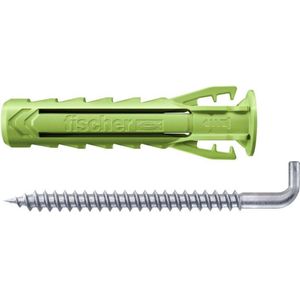 Fischer 567871 schroefanker & muurplug 8 stuk(s) Schroefhaak- & muurplugset