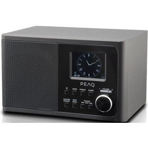 Peaq Dab+ Bluetooth-radio Zwart (pdr170bt-b)