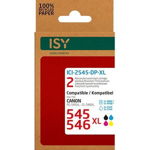 ISY - Multipack 2 Canon 545XL + 546XL - Cartridges - Zwart - Kleur