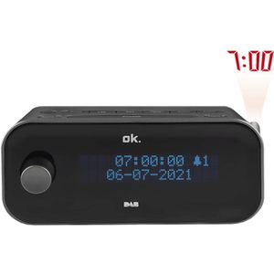OK - OCR 170Pr - Wekkerradio - Bluetooth - DAB+ - FM - Snoozefunctie