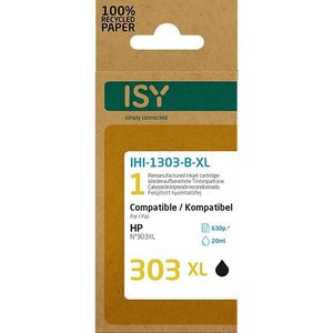 ISY - HP 305XL - Cartridge - Zwart - Gerecycled - Hoogwaardige Kwaliteit