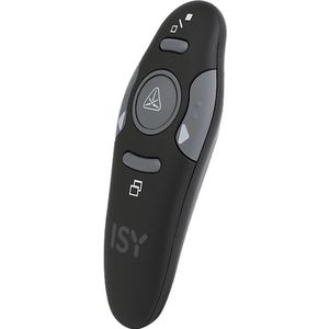 ISY - Ip-1100-1 - Draadloze Presenter - Zwart - Inclusief Laser Pointer