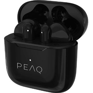 Peaq - PTW 3000 - Draadloze Oordopjes - Zwart - Bluetooth - 30 Uur Batterij