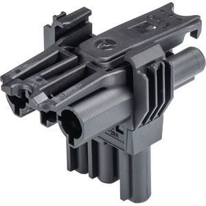 Wieland GST18-3® Splitter - T-splitsing - 1x GST18-3® (m) naar 2x GST18-3® (v) - Zwart