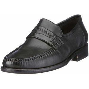 Sioux 22410 CHED, klassieke halfhoge schoenen voor heren, zwart, 40 EU Breed
