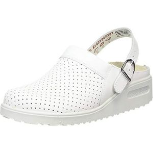 Berkemann 09100 Tec-Pro Tammo, dames clogs & pantoletten, wit/wit., 34 2/3 EU