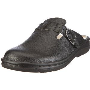 Berkemann - Max 05708-900 - Clogs & Slippers - Zwart - Bovenmateriaal van Echt Leer